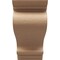 Ekena Millwork 5"W x 10"D x 10"H Classic Scroll Rough Cedar Woodgrain TimberThane Corbel, Primed Tan CORUR05X10X10SCRRCPR - alternate 4